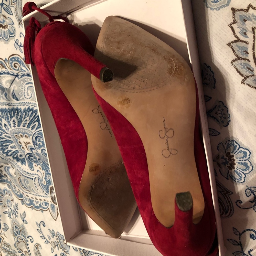 Jessica Simpson Centella Port Red View 2